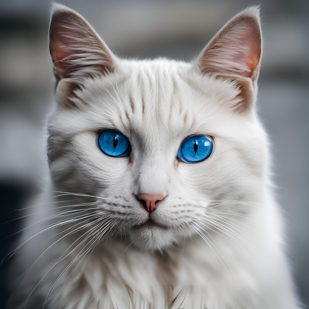 katte med blå øjne